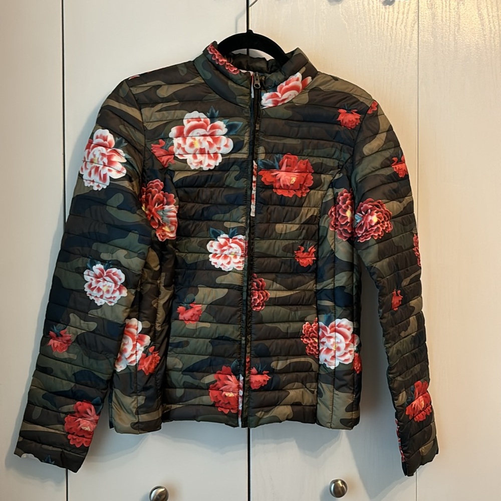 Quilted zip jacket